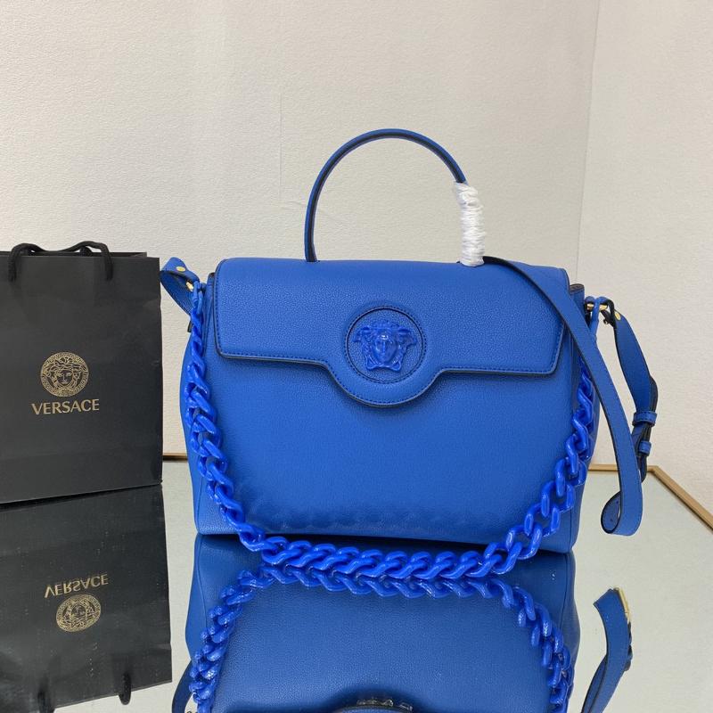 Versace Chain Handbags DBF1038 Electric Blue